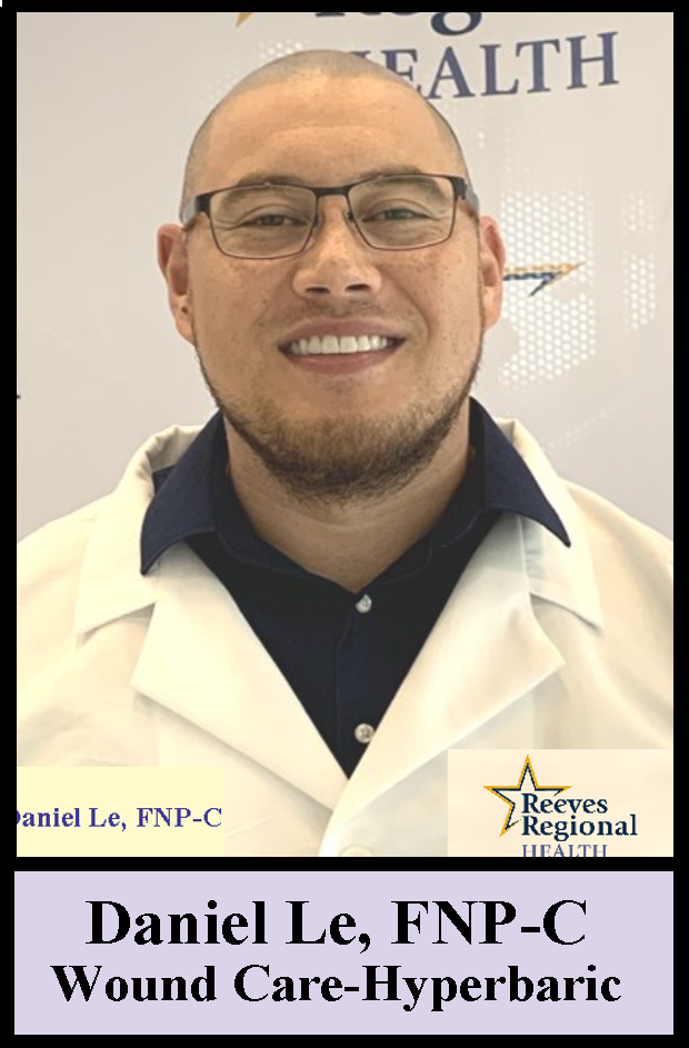 Daniel Le, FNP-C<br />
Wound Care-Hyperbaric