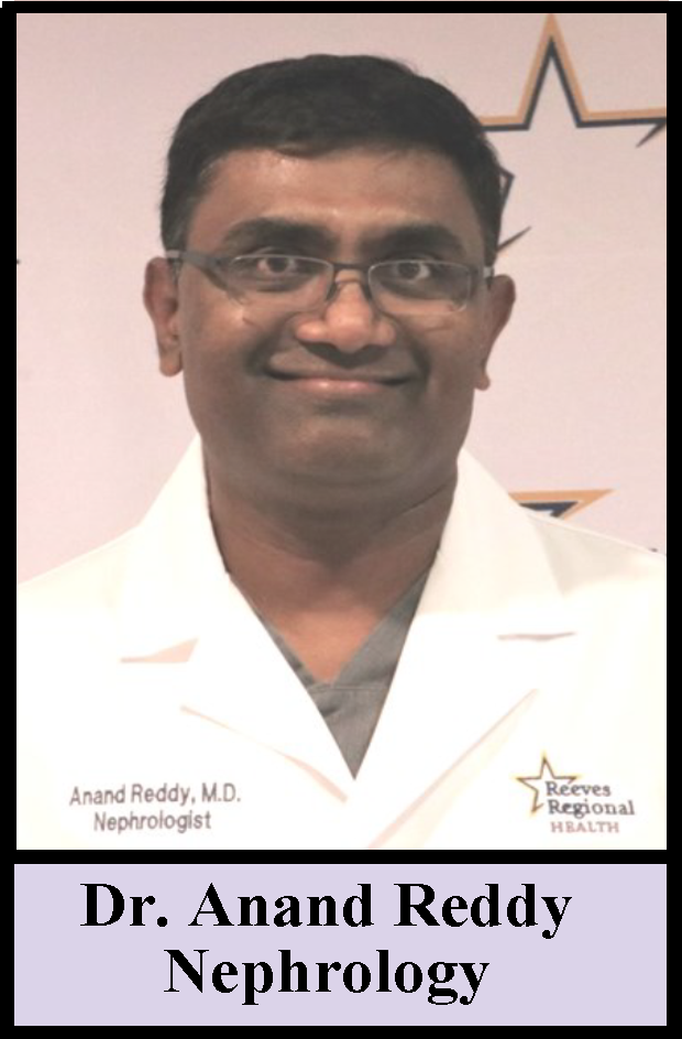 Dr. Anand Reddy<br />
Nephrology