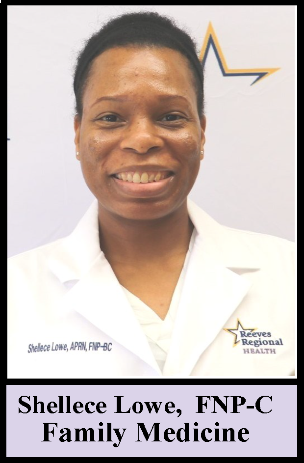 Shellece Lowe, FNP-C<br />
Family Medicine